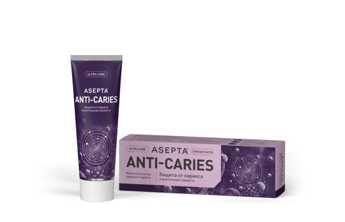 Зубная паста ASEPTA Защита от кариеса и длительная свежесть