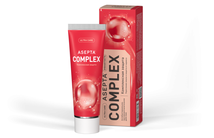 Зубная паста ASEPTA Комплексная защита
