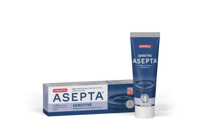 Зубная паста ASEPTA Sensitive